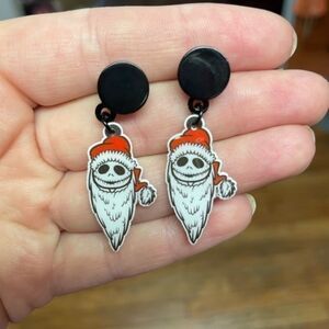 Jack Skellington Christmas earrings​